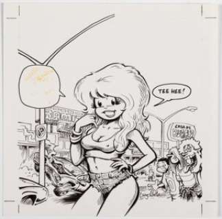 Larry Welz | Cherry Cover Original Art (c. 1980s).... | Heritage