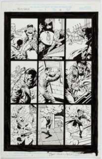 Bernie Wrightson And Jimmy Palmiotti | The Punisher #1 Story Page 6 Original Art (Marvel/Marvel Knights, 1998). | Heritage