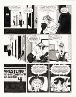 Jaime Hernandez | Love and Rockets #27 Story Page 5 Maggie and Vicki Glori Original Art (Fantagraphics, 1988). | Heritage