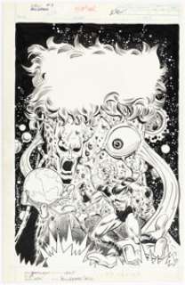 Al Milgrom - Marvel Spotlight #3 Captain Marvel (Mar-Vell) Cover Original Art (Marvel, 1979).