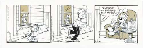 Jim Davis | Garfield Daily Comic Strip Original Art dated 4-27-89 (United Feature Syndicate, 1989). | Heritage