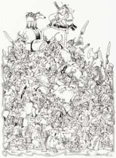 Sergio Aragonés - Groo and Rufferto Illustration Original Art (2004). (Total: 2 Original Art) | Heritage