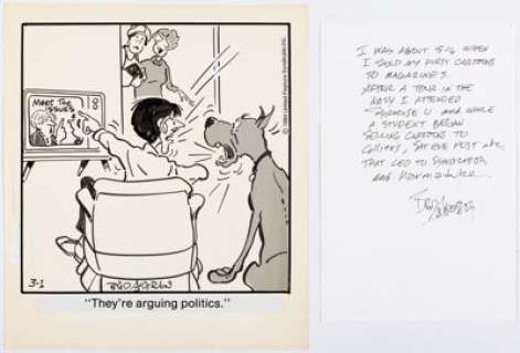 Brad Anderson - Marmaduke Daily Comic Strip Original Art dated 3-1-84 (United Feature Syndicate, 1984).