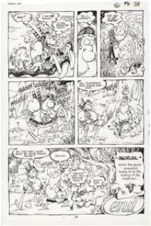 Sergio Aragonés Sergio Aragonés Groo the Wanderer #34 Story Pages 22 Original Art (Marvel, 1987). | Heritage