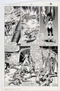 John Buscema and Tom Palmer The Avengers #282 Story Page 12 Original Art (Marvel, 1987). | Heritage