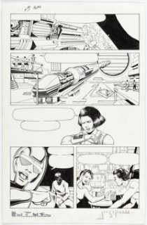 Joe St. Pierre and Kathryn Bolinger Rai #4 Story Page 5 Original Art (Valiant, 1992).