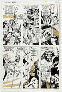 Gene Colan and Tom Palmer Captain America #135 Story Page 19 Original Art (Marvel, 1971). | Heritage