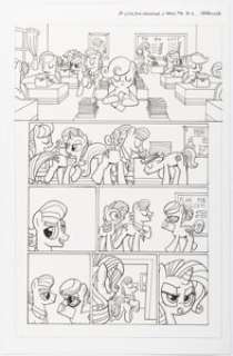 Agnes Garbowska My Little Pony: Friendship is Magic #46 Story Page 11 Original Art (IDW, 2016).