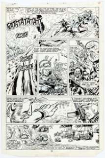 Ron Wagner and Tom Palmer G.I. Joe, A Real American Hero #80 Story Page 10 Original Art (Marvel, 1988).