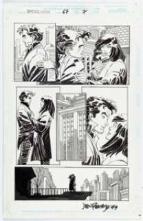 John Romita Jr. Spider-Man #67 Story Page 7 Original Art (Marvel, 1996). | Heritage