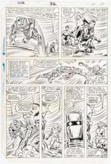 Sal Buscema and Joe Sinnott Rom #32 Mystique/Rogue Story Page 18 Original Art (Marvel, 1982). | Heritage