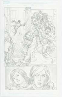 Mike Choi X-Force #26 "X-Men: Second Coming" Story Page 10 Original Art (Marvel, 2011).