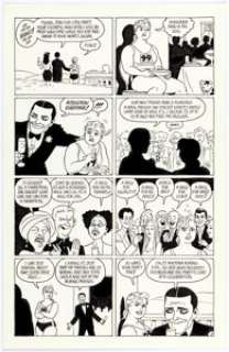 Jaime Hernandez Penny Century #6 Story Page 7 Maggie Original Art (Fantagraphics, 1999). | Heritage