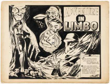 Alvin Carl Hollingsworth Adventure in Limbo Illustration Original Art (c. 1940s). | Heritage