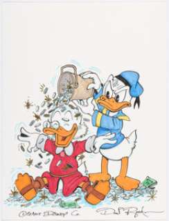 Don Rosa - Uncle Scrooge and Donald Duck Illustration Original Art (undated). | Heritage