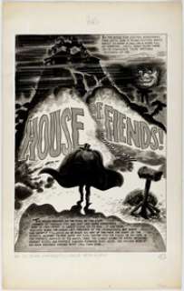 Jerry Grandenetti Eerie #10 Splash Page 1 Original Art (Warren, 1967). | Heritage