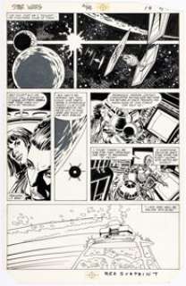 Walt Simonson and Tom Palmer Star Wars #58 Story Page 15 Original Art (Marvel, 1982). | Heritage