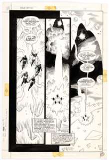 Mike Mignola and Carlos Garzón Cosmic Odyssey #4 Story Page 24 Original Art (DC, 1988). | Heritage