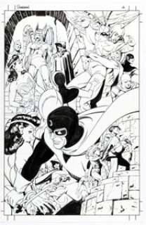 Paul Smith Starman #69 Splash Page 14 Original Art (DC, 2000). | Heritage