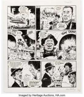 Eric Bradbury 2000 AD #311 "What a Load of Rubbish!" Story Page 3 Original Art (IPC, 1983).