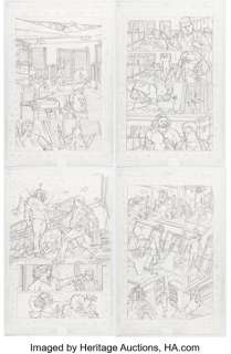 Jamal Igle Venture #1 Story Pages 1-4 Original Art (Image, 2003). (Total: 4 Original Art)