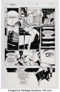 Larry Stroman and Al Milgrom X-Factor #72 Quicksilver Story Page 3 Original Art (Marvel, 1991). | Heritage