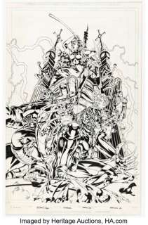 Matt Broome and Edwin Rosell Defcon 4 #3 Cover Original Art (Image, 1996). | Heritage