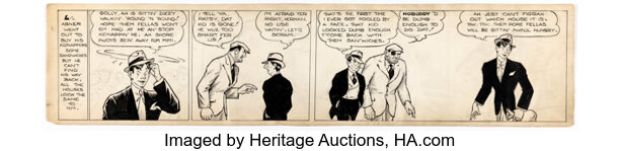 Al Capp Li’l Abner Early Unpublished Daily Comic Strip Original Art (1934). | Heritage