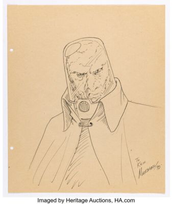 Marshall Rogers - Clayface III Sketch Original Art (1990).
