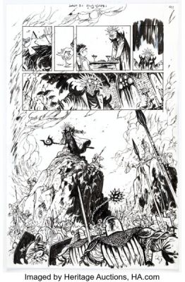 Daniel Warren Johnson Do a Powerbomb # 2 Story Page 1 Original Art (Image, 2022). | Heritage