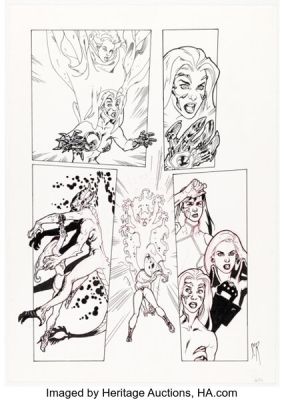 Stéphane Roux and Philippe Vandalee Witchblade: Blood Oath #1 Unpublished Story Page Original Art (Image/Top Cow, 2004). | Heritage