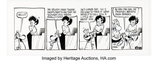 Mark O’Hare Citizen Dog Daily Comic Strip Original Art dated 6-27-96 (Universal Press, 1996). | Heritage
