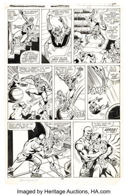 Jim Mooney and Frank Springer The Spectacular Spider-Man #53 Story Page 20 Original Art (Marvel, 1981). | Heritage