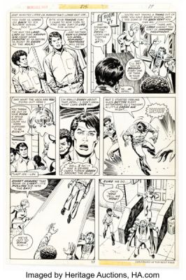 Sal Buscema and Ernie Chan The Incredible Hulk #215 Story Page 11 Original Art (Marvel, 1977). | Heritage