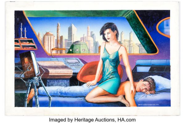 David Lee Anderson Science Fiction Painting Original Art (1990). | Heritage