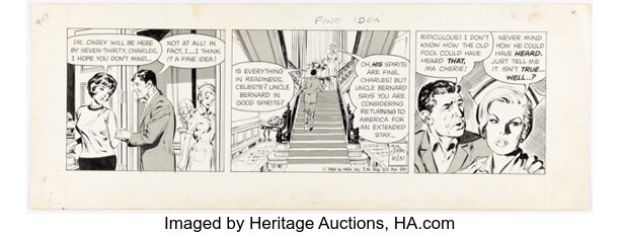 Neal Adams Ben Casey Daily Comic Strip Original Art dated 10-20-64 (NEA, 1964). | Heritage