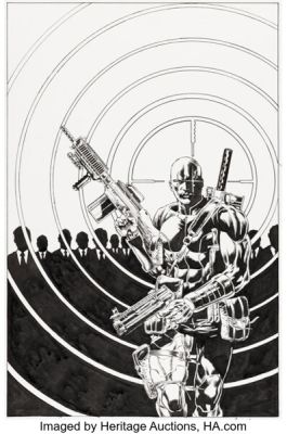 Mike Perkins Deathlok #1 Cover Original Art (Marvel, 2014). | Heritage