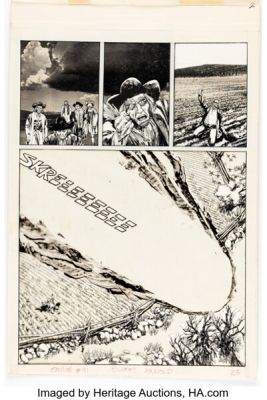 Leo Durañona Eerie #91 "Elijah Arnold and the Angel‘s Egg" Story Page 2 Original Art (Warren, 1978).