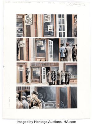 JK Woodward Star Trek: Harlan Ellison’s The City on the Edge of Forever Teleplay #2 Story Page 15 Original Art (IDW, 2014). | Heritage
