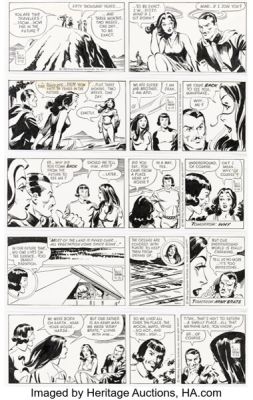 Fred Fredericks Mandrake the Magician Consecutive Daily Comic Strips Original Art and Production Stats Group of 11 (King Features Syndicate, 1988). (Total: 11 Original Art) | Heritage