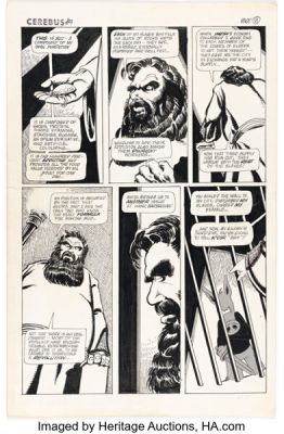Dave Sim Cerebus #9 Story Page 8 Original Art (Aardvark-Vanaheim, 1979). | Heritage