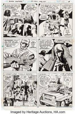 Jack Kirby and Mike Royer Black Panther #11 Story Page 11 Original Art (Marvel, 1978). | Heritage