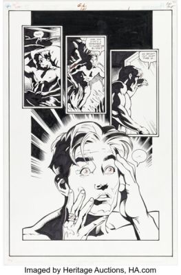 Darryl Banks and Dan Davis Green Lantern #121 Story Page 1 Original Art (DC, 2000).