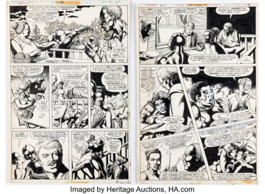 Billy Graham and Bob McLeod Jungle Action #22 Story Pages 2-3 Original Art Group of 2 (Marvel, 1976). (Total: 2 Original Art) | Heritage