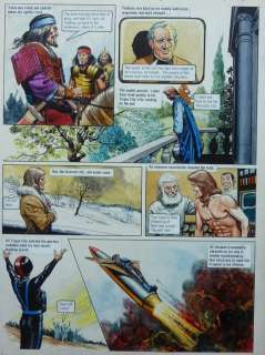 Lawrence, Don - Originele pagina in kleur - Trigië - The mission of Lukaz Rann  - (1975) | Catawiki