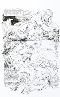 Cheret André Et... | Lot 49 - CHERET André et LECUREUX Jean François Rahan La légende... | Neo Enchères