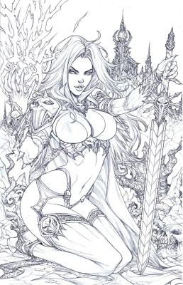 Paolo Pantalena | Lady Death: Cataclysmic Majesty # 1 | More Great Art