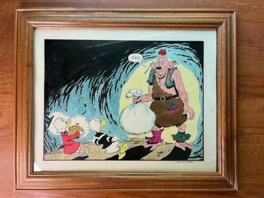 Uncle Scrooge Genghis Khan Gu! Original Art Signed "C. Vess after Barks" RARE | eBay US
