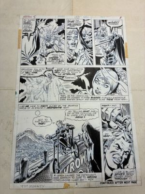 Ghost Rider #5 Original Art Jim Mooney Marvel Bronze Horror One Of A Kind | eBay US