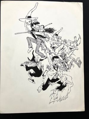 DESSIN ORIGINAL / MELUSINE / CLARKE / COUVERTURE SPIROU | eBay Europe